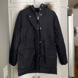 Abercrombie Coat, Size XS, Black, Excellent condition